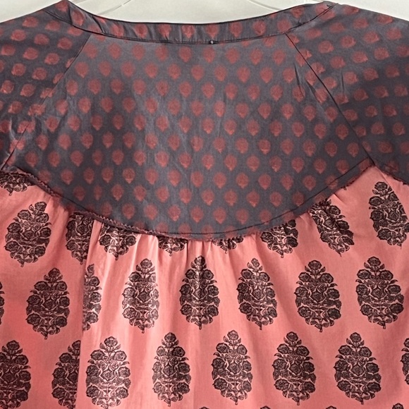 Sundance Stories to be Told Blouse Top 100% Cotton Button Front Boho Size M - Picture 7 of 13